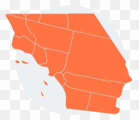 Home - Southern California Map Transparent Png,California Map Png