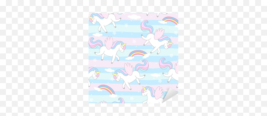 Cute Unicorn Vector Pattern Sticker U2022 Pixers - We Live To Change Unicorn Png,Unicorn Vector Png