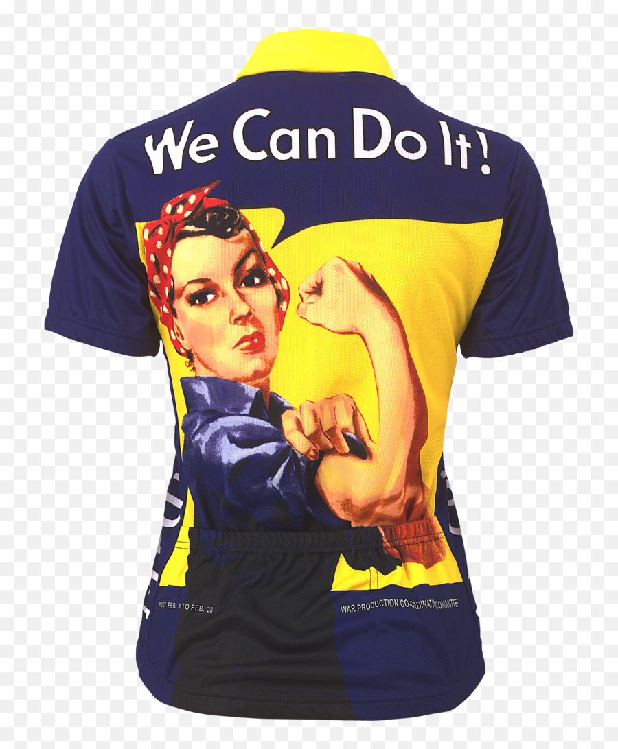 Rosie The Riveter Womenu0027s Jersey - Back View Free Shipping We Can Do The Png,Rosie The Riveter Png