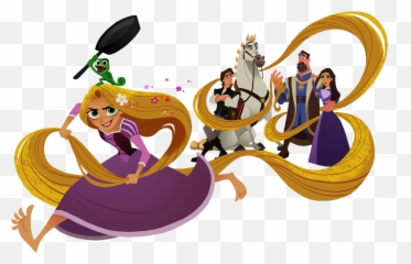 Rapunzel Clipart Disney - Png Download Full Size Tangled The Series