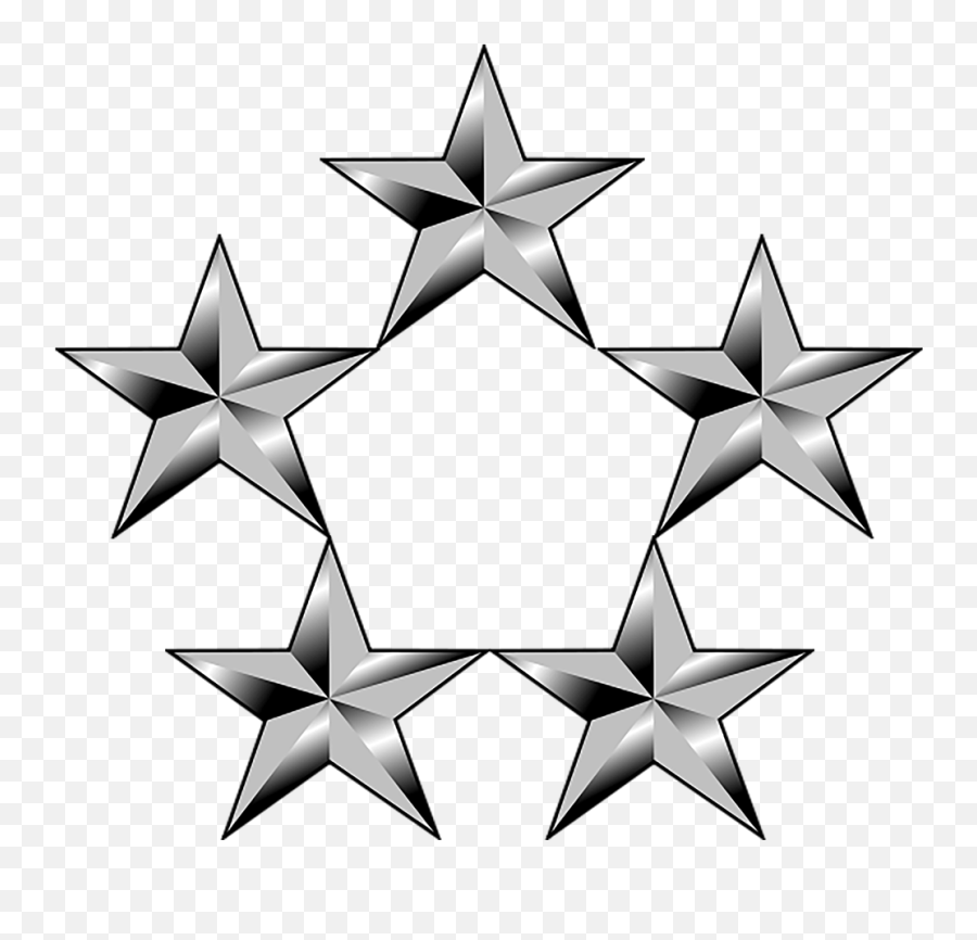 Star Army Save Png Transparent - Game Of The Generals 5 Star General,Military Star Icon