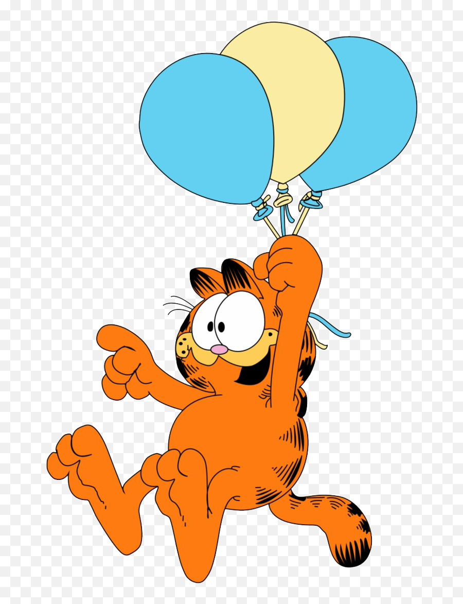 Garfield Balloons Transparent Png - Stickpng Transparent Png Garfield Png,Balloons Transparent