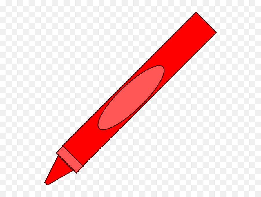Crayons Clipart Png 1 Image - Red Clipart Crayon,Crayons Png