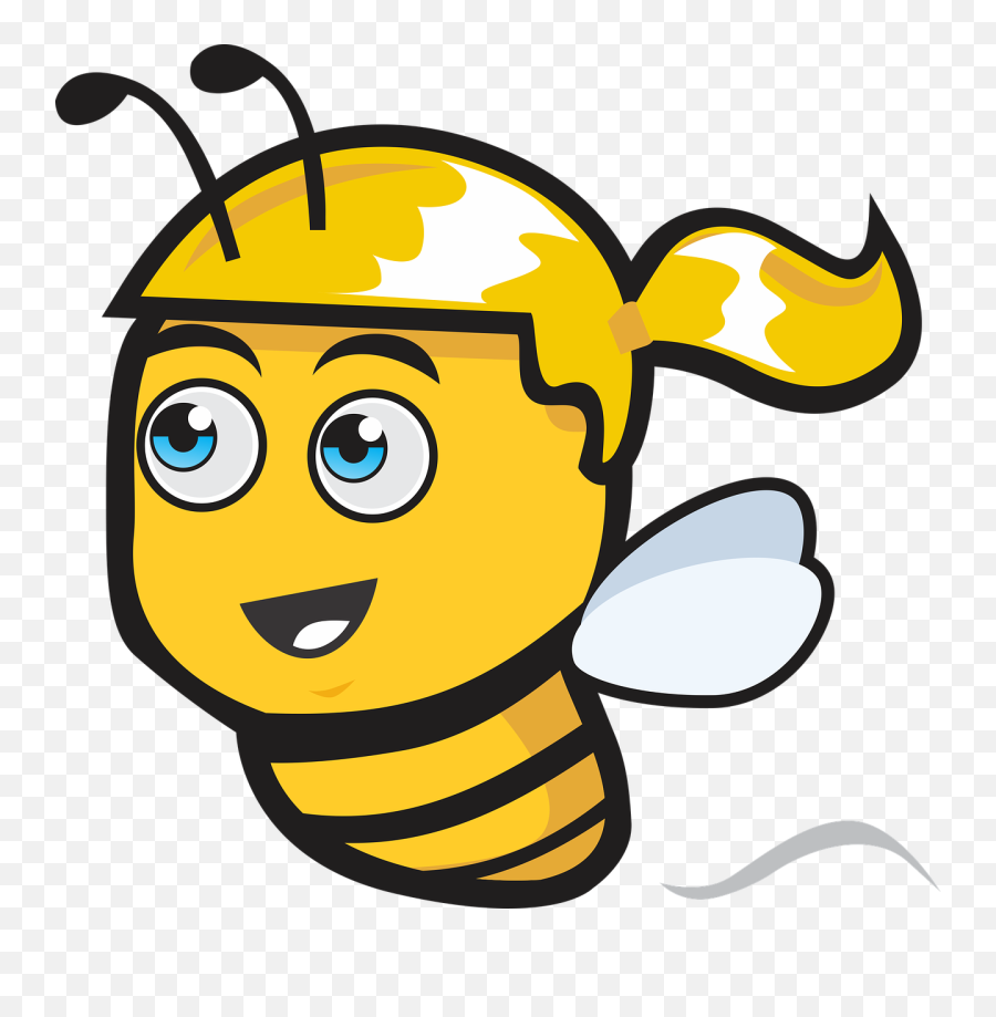 Bee Icon Png 219289 - Free Icons Library Female Cute Cartoon Bee,Bee Emoji Png