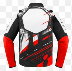 Chaqueta Icon Ovlrd Sb2 Stim Rojo - Cascos YC Jacket png