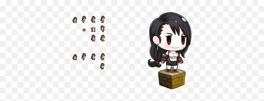 Mobile - Pictlogica Final Fantasy Tifa Png,Tifa Gamer Icon