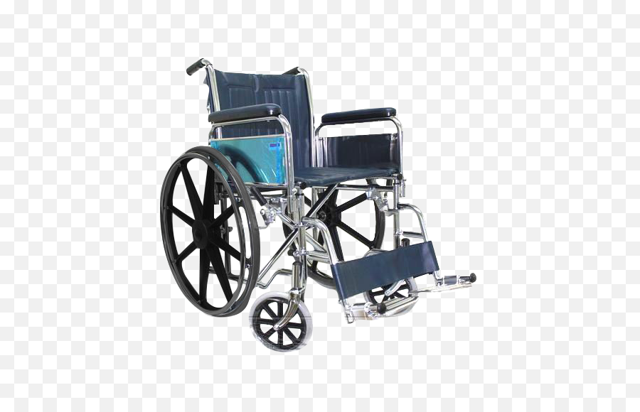 Chrome Detachable Wheelchair Png Transparent