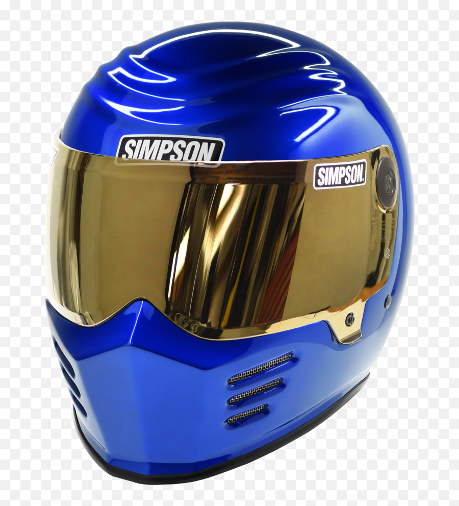 Blue Motorcycle Helmets - Simpson Outlaw Bandit Blue Png,Icon Airmada Elemental