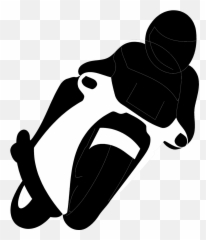 Motorcycle Png Vector Image - Black And White Clip Art,Mc Ride Png
