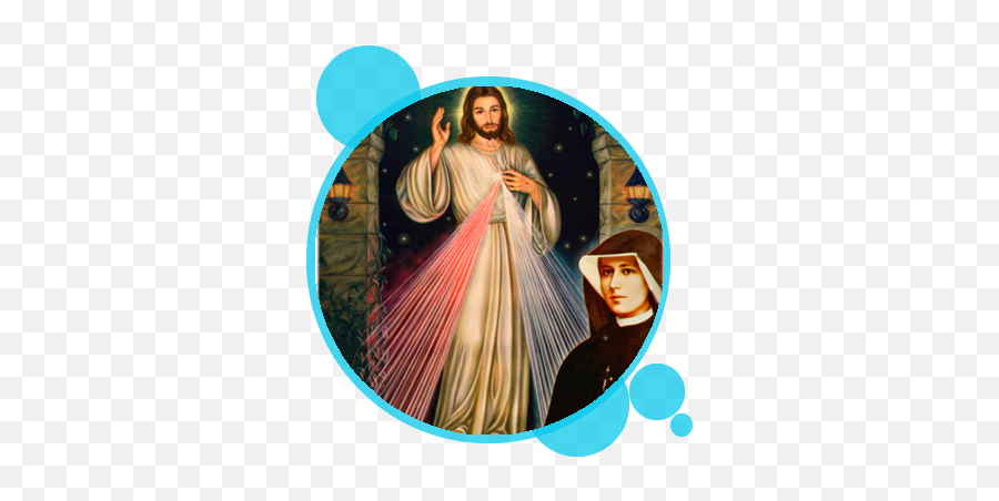 Imagenes Religiosas Santa María Faustina Kowalska - 5 Octubre Divine Mercy With St Fausina Png,St Faustina Icon