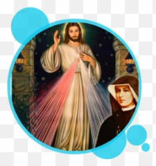 Imagenes Religiosas Santa María Faustina Kowalska - 5 Octubre Divine Mercy With St Fausina png