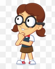 Lady Clipart Thinking Transparent Free For - Girl Thinking Clipart png