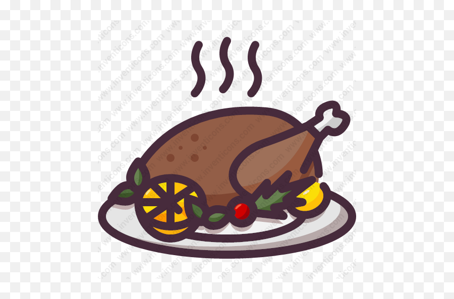 Download Turkey Vector Icon Inventicons - Thanksgiving Png,Turkey Icon For Thanksgiving