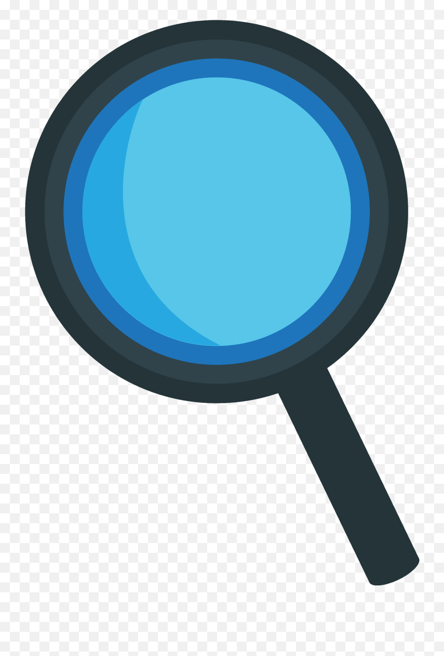 Magnifying Glass Tilted Left Emoji Clipart Free Download Png Search Icon