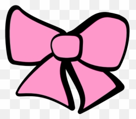 Pink Hair Bow Clip Art N11 Free Image Download - Clipart png