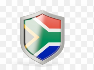 Shield Icon Illustration Of Flag South Africa - Png