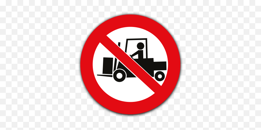 Tractors U0026 Fork - Lift Prohibited Safety Sign Spear Labels Anti Smoking Symbol Png,Prohibited Sign Png