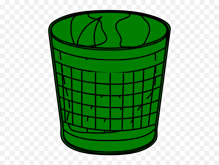 Download Free Vector Trash Can Garbage Png Hd - Draw A Waste Basket,Trash Can Icon Vector