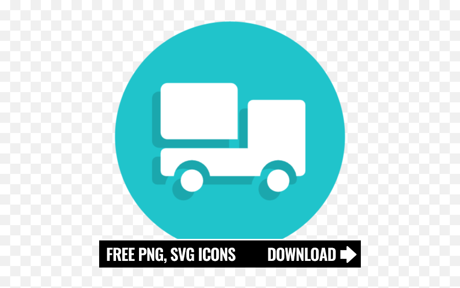Free Delivery Truck Icon Symbol Png Svg Download - Icon Saved Messages Logo,Free Shipping Truck Icon