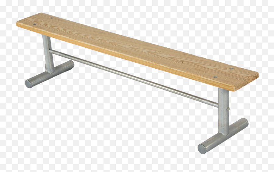 Portable Bench Wo Back Southern Yellow Pine Plank Galvanized Frame - Sports Bench Transparent Png,Bench Png