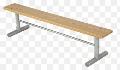 Portable Bench Wo Back Southern Yellow Pine Plank Galvanized Frame - Sports Bench Transparent Png,Bench Png