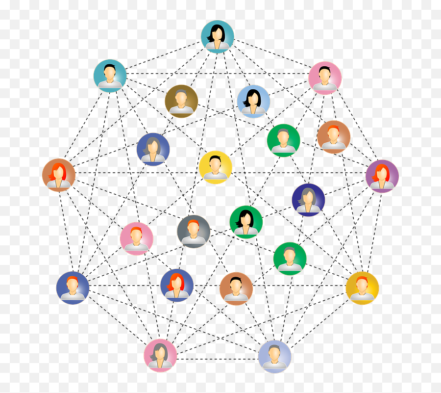 Network Clipart Business Networking - People Connections Png,Networking Png