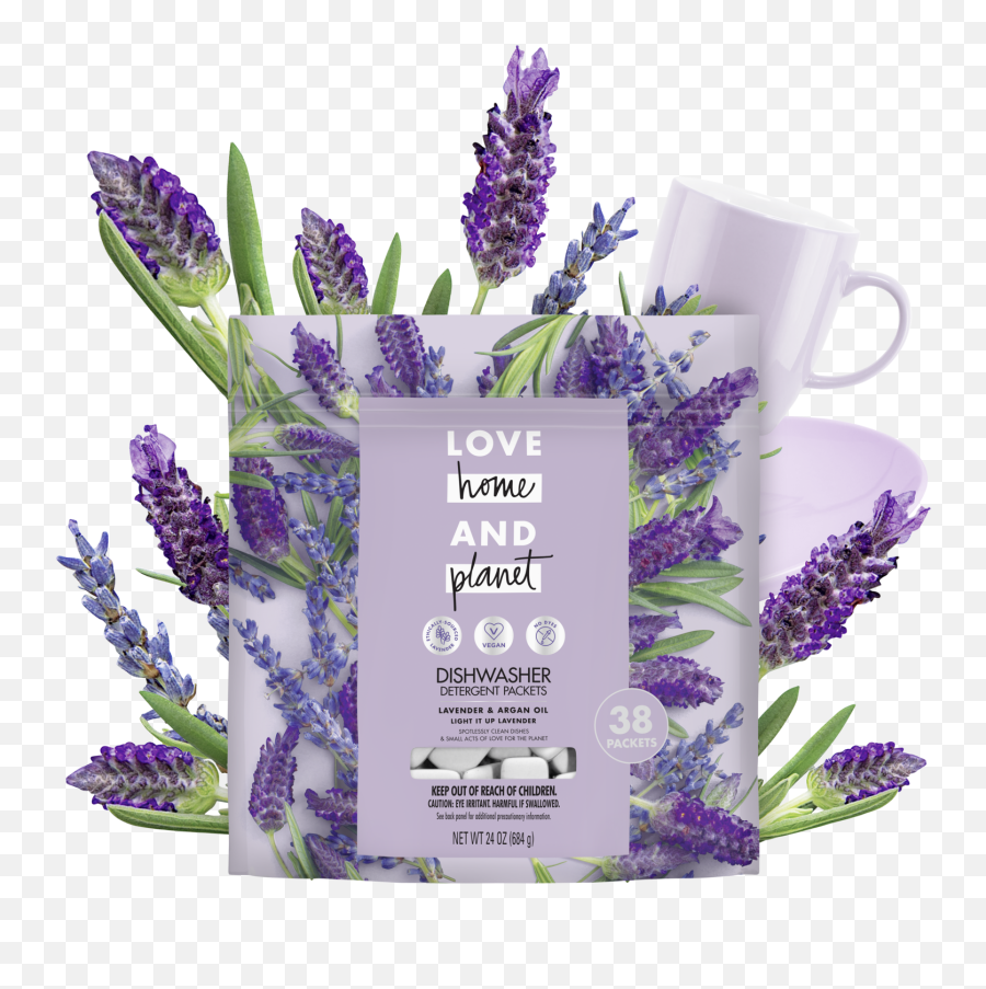 Dishes Png - English Lavender 2491246 Vippng Love Home And Planet Dishwasher Tablets,Dishes Png