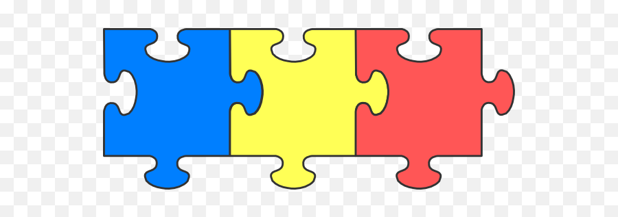Puzzle Piece Top Svg Clip Arts 600 X - 3 Puzzle Piece Png,Puzzle Pieces Png