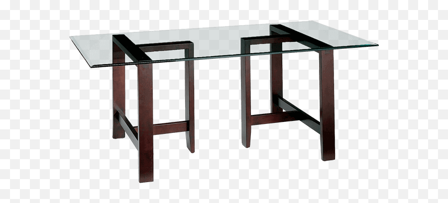 Burbank Glass Dining Table For Rent - Glass Dining Table Png,Wood Table Png