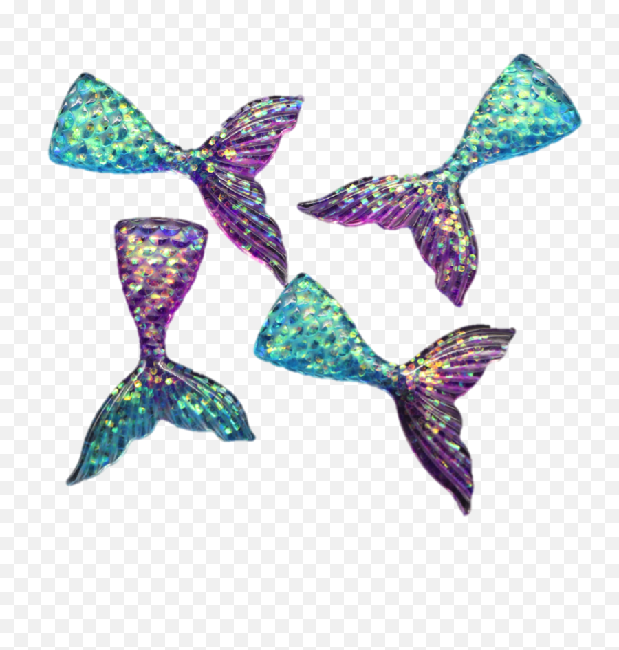 Glittery Mermaid Tail Charm X3 - Fish Png,Mermaid Tail Png