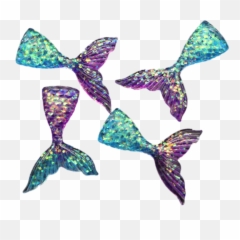 Glittery Mermaid Tail Charm X3 - Fish Png,Mermaid Tail Png