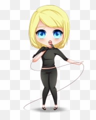 Taylor Swift Chibi Drawing - png