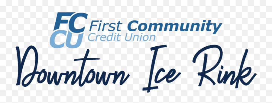 Fccu Downtown Ice Rink Forks - Calligraphy Png,Hockey Rink Png
