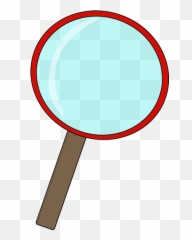 Download Red Magnifying Glass - Science Clipart PNG Image Cute Art