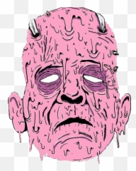 Memezasf Sticker - Frankenstein Grime Png,Drake Face Png