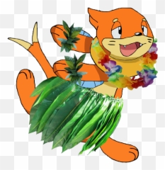 Hula Dancing Buizel By Pokemon - Anime png