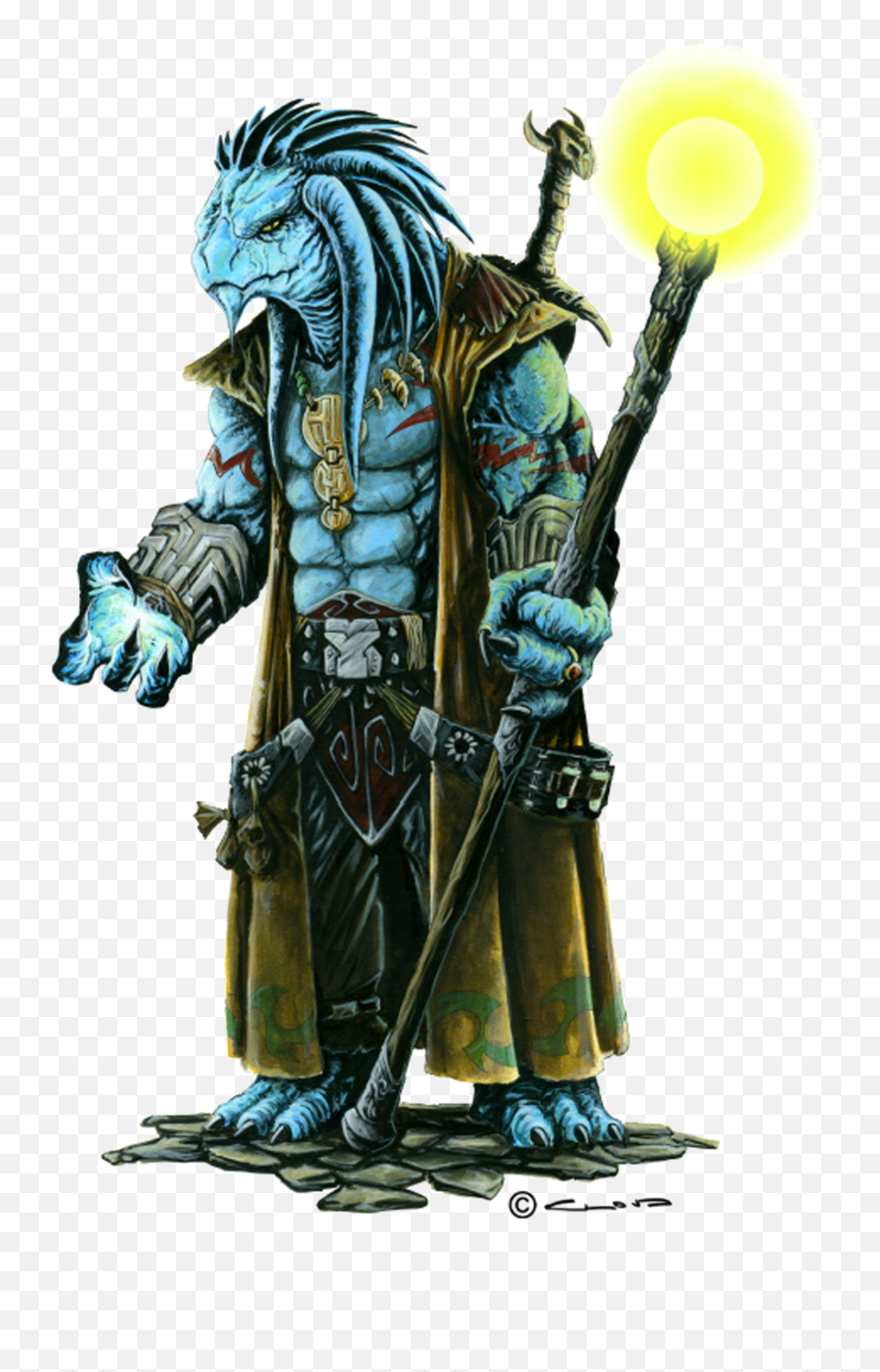 Download Dragonborn Png - Blue Dragonborn Sorcerer,Dragonborn Png