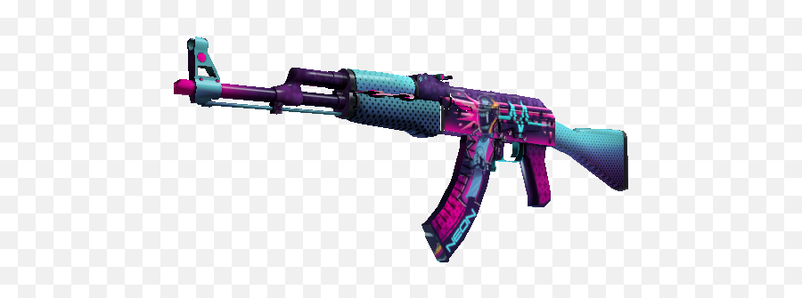 Global Offensive - Ak 47 Neon Rider Png,Cs Go Png