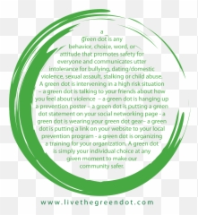 Download Hd Green Dot With Examples - Circle Png,Green Dot Png