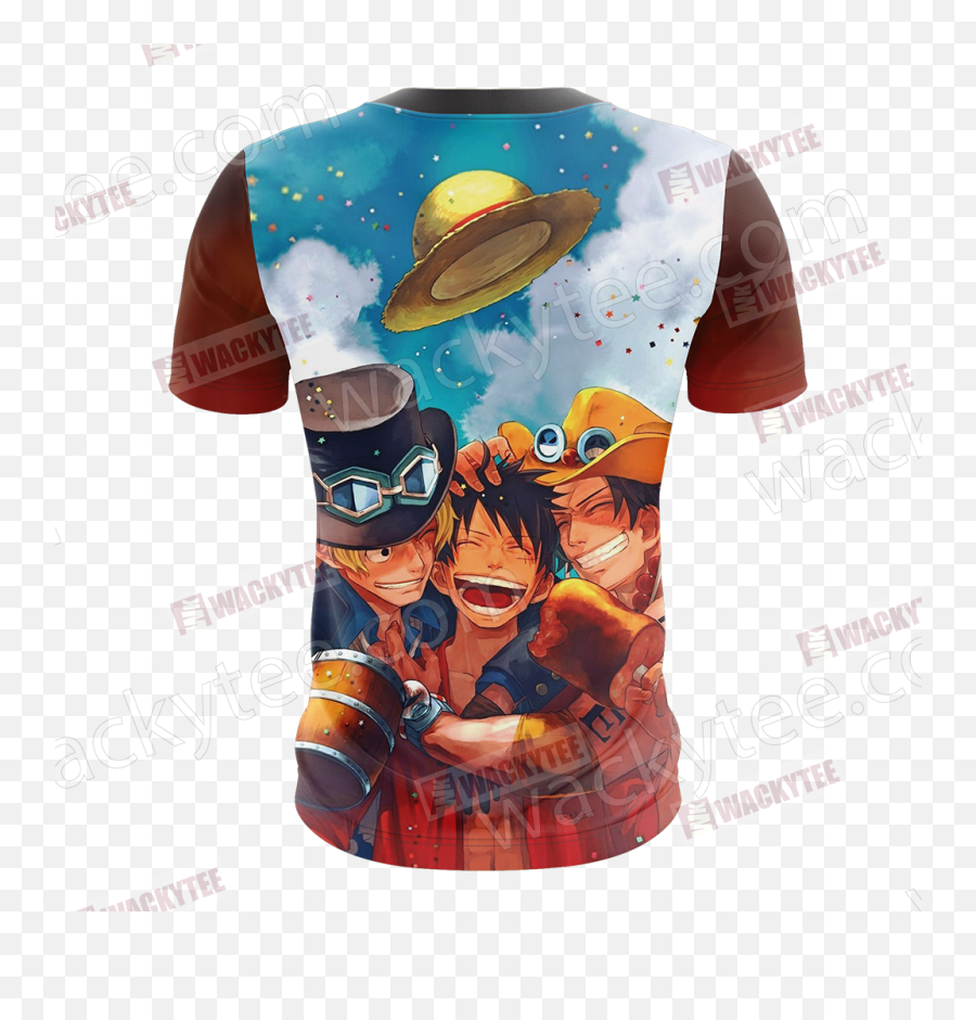 One Piece Luffy Ace Sabo Unisex 3d T - Shirt One Piece Photo Instagram Png,One Piece Luffy Png