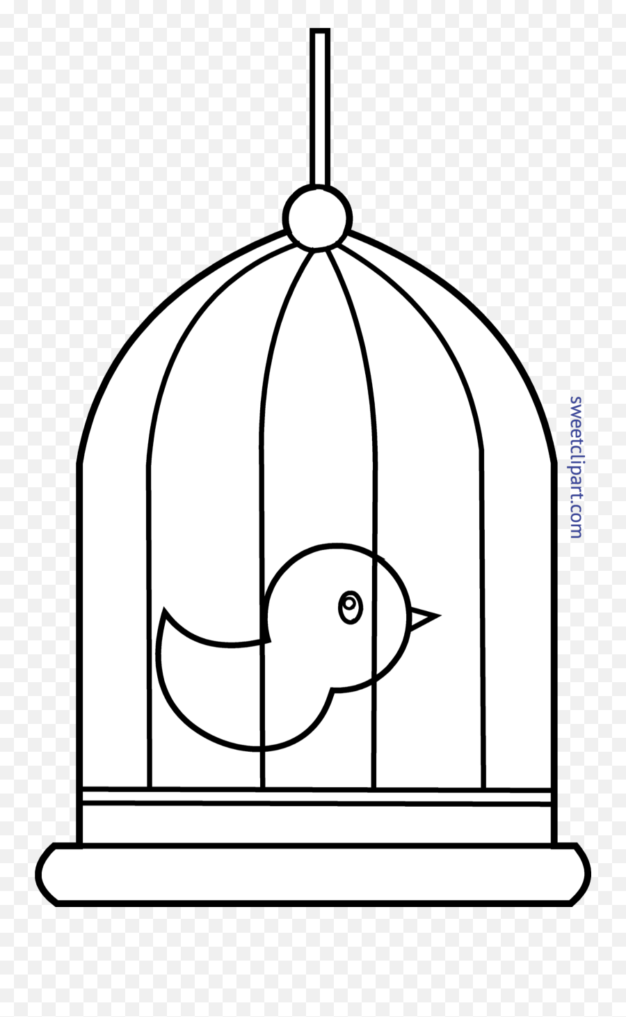 Library Of Dog Cage Banner Stock Png Files Clipart - Clipart Black And White Birds In The Cage,Bird Cage Png