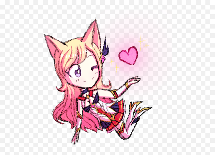 Star Guardian Ahri Keychainpng - Member Albums Life Star Guardian Ahri Chibi,Keychain Png