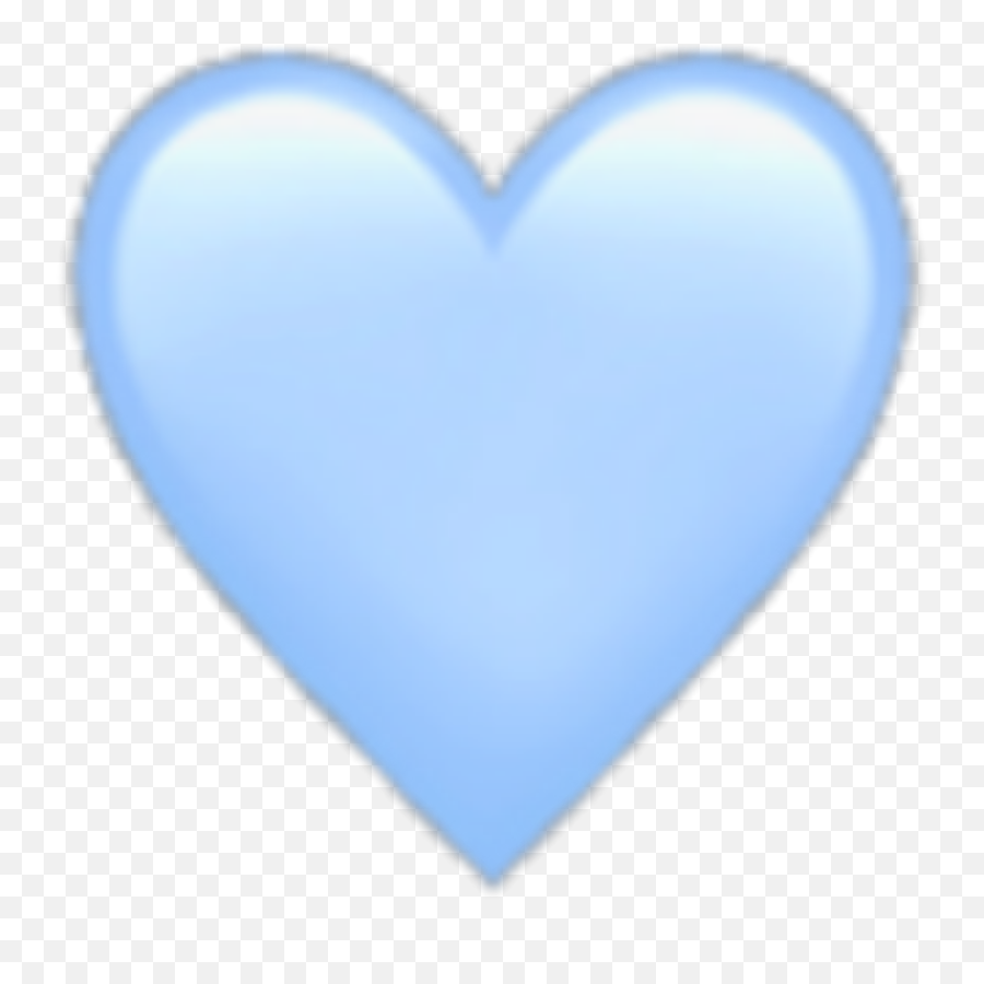 Blueheart Heart Emoji Blueheartemoji Blueemoji Pastel - Heart Png,Heart Emoji Png Transparent