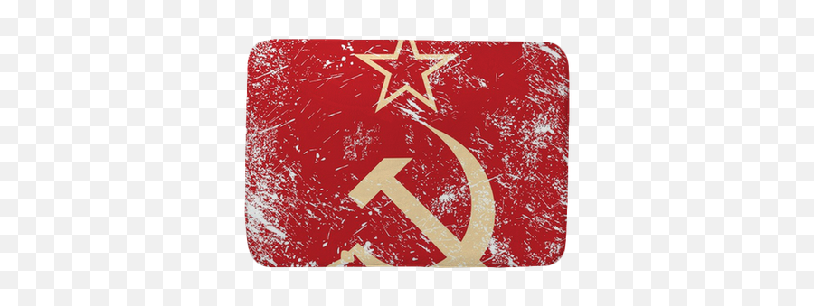 Communism Cccp - Soviet Union Retro Flag Bath Mat U2022 Pixers U2022 We Live To Change Tá Gostando Do Comunismo Png,Communist Flag Png