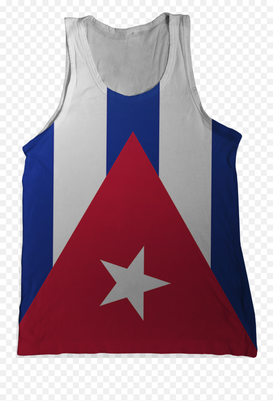Download Cuba Flag Tank Top - Flag Of Cuba Full Size Png Vest,Cuban Flag Png