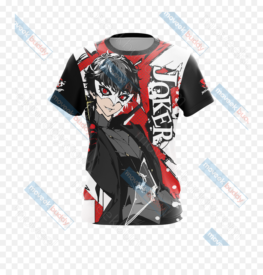 Persona 5 - Joker New Look Unisex 3d Tshirt Ren Persona Png,Joker Persona 5 Png