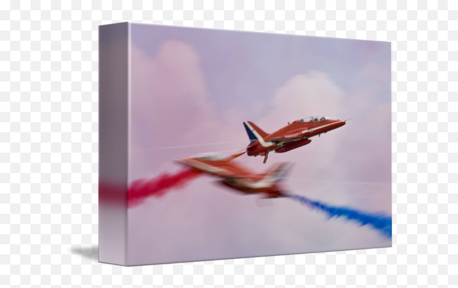 The Red Arrows Syncro Pair By Steve Smith - Fighter Aircraft Png,Red Arrows Png