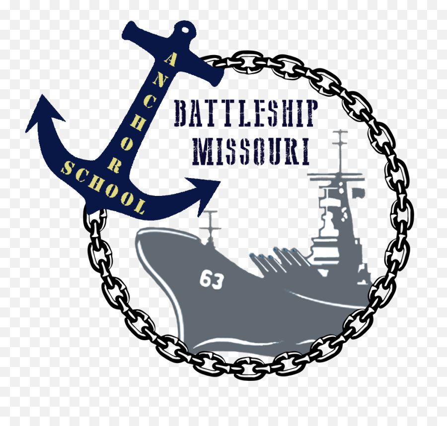 Anchor School Program - Uss Missouri En 5911 Records Logo Png,Anchor Transparent