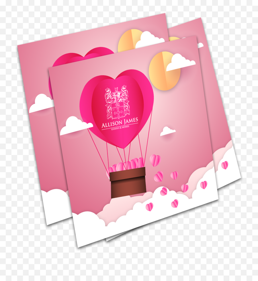 Valentine Mockup Logo - Allison James University Balloon Png,Valentine Day Logo