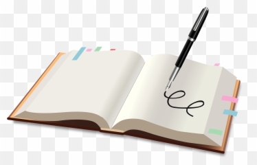 Fountain Pen And Book Clipart Free Download Transparent - With Png